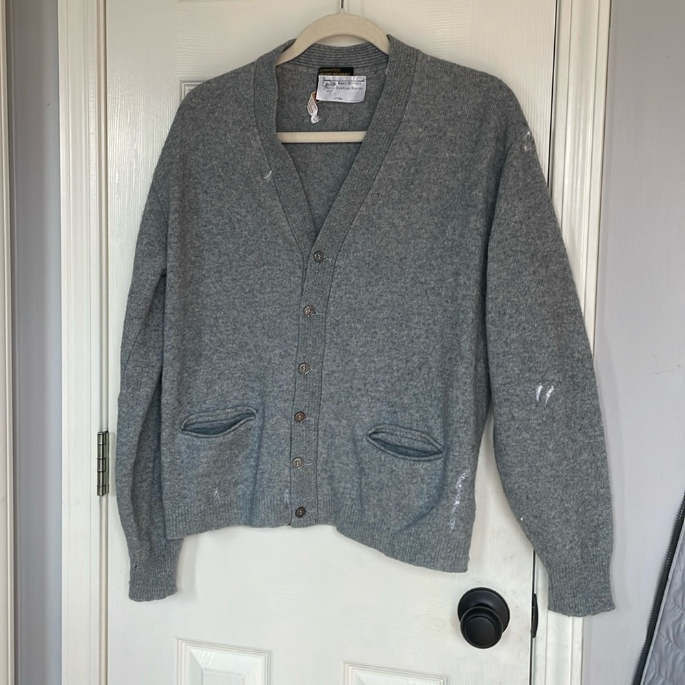 Distressed costume cardigan